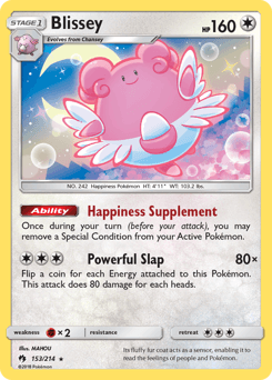 Blissey Lost Thunder card