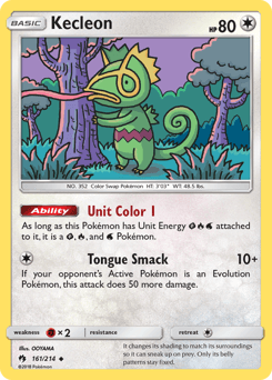 Kecleon Lost Thunder card