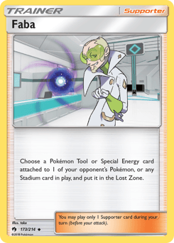 Faba Lost Thunder card