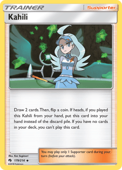 Kahili Lost Thunder card