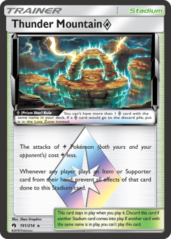 Thunder Mountain ◇ Lost Thunder card