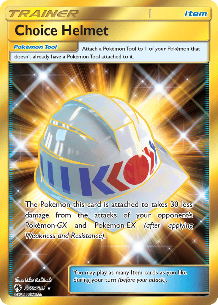 Choice Helmet Lost Thunder card