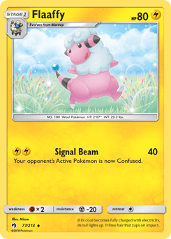 Flaaffy Lost Thunder card