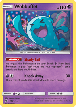 Wobbuffet Lost Thunder card