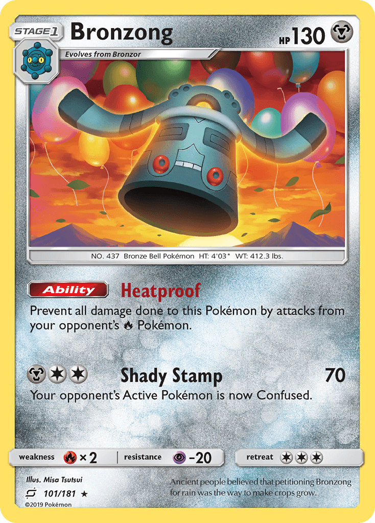 Bronzong Team Up card
