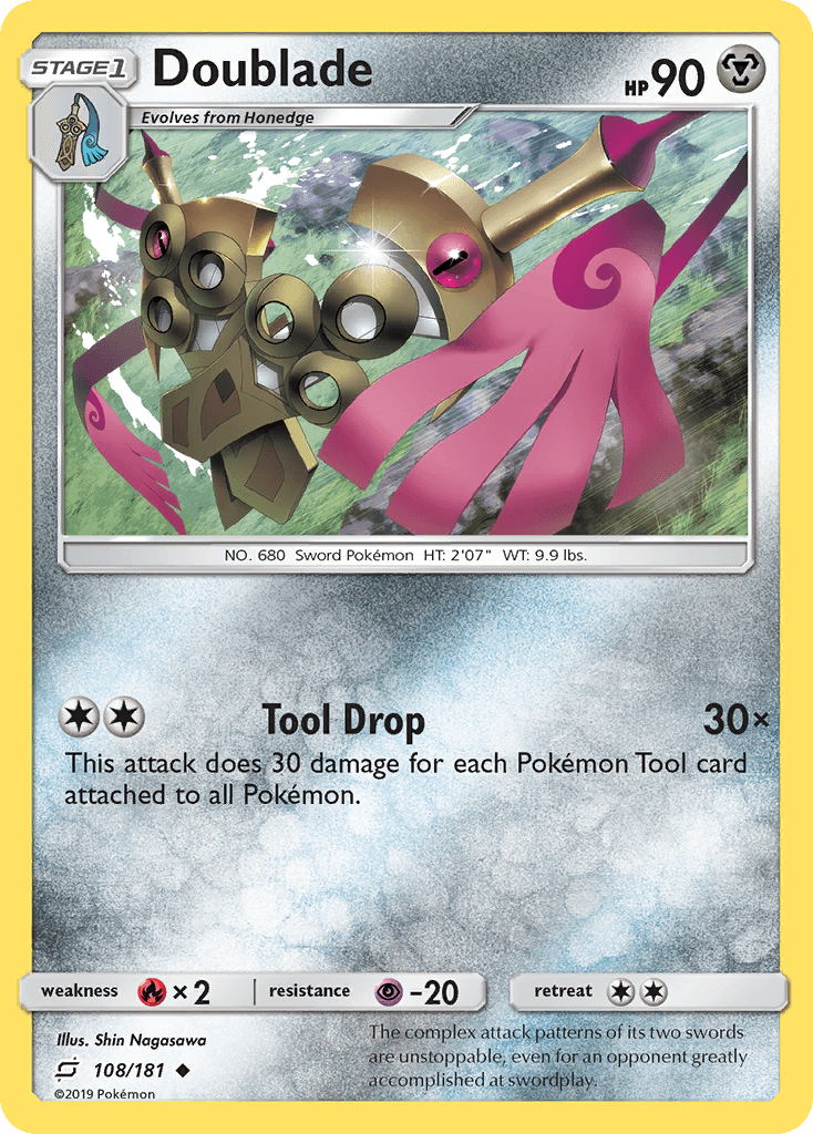 Doublade Team Up card