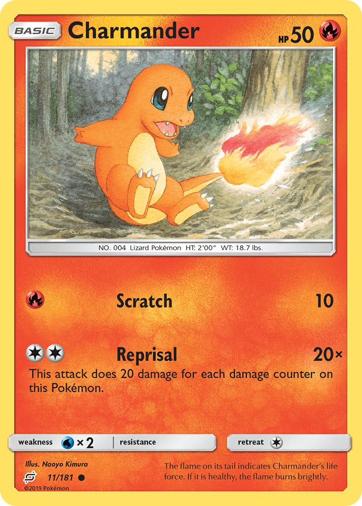 Charmander Team Up card