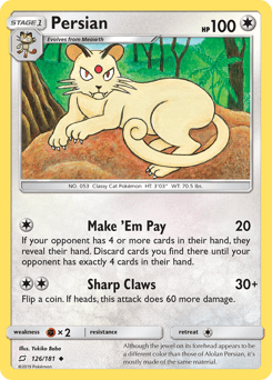 Persian Team Up card
