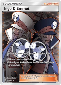 Ingo & Emmet Team Up card