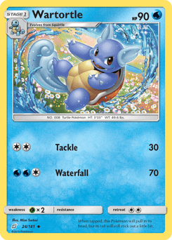 Wartortle Team Up card