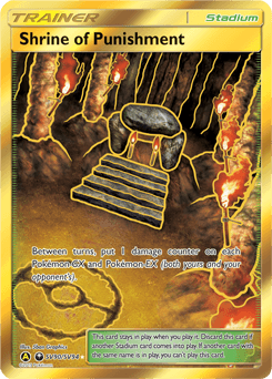 Shrine of Punishment Hidden Fates Shiny Vault card