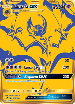 Lunala-GX SM Black Star Promos card