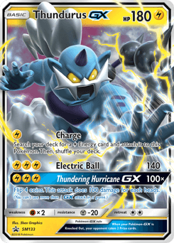 Thundurus-GX SM Black Star Promos card