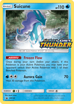 Suicune SM Black Star Promos card