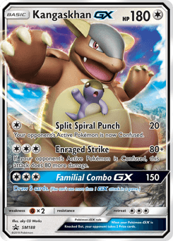 Kangaskhan-GX SM Black Star Promos card