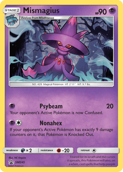 Mismagius SM Black Star Promos card