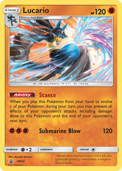 Lucario SM Black Star Promos card