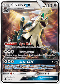 Silvally-GX SM Black Star Promos card