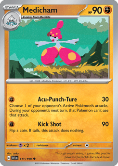 Medicham Scarlet & Violet card