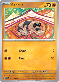 Sandile Scarlet & Violet card