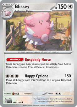 Blissey Scarlet & Violet card