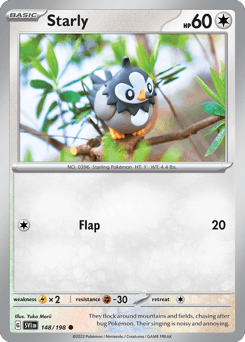 Starly Scarlet & Violet card
