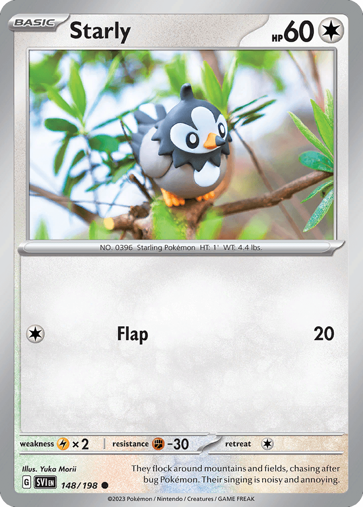 Starly Scarlet & Violet card