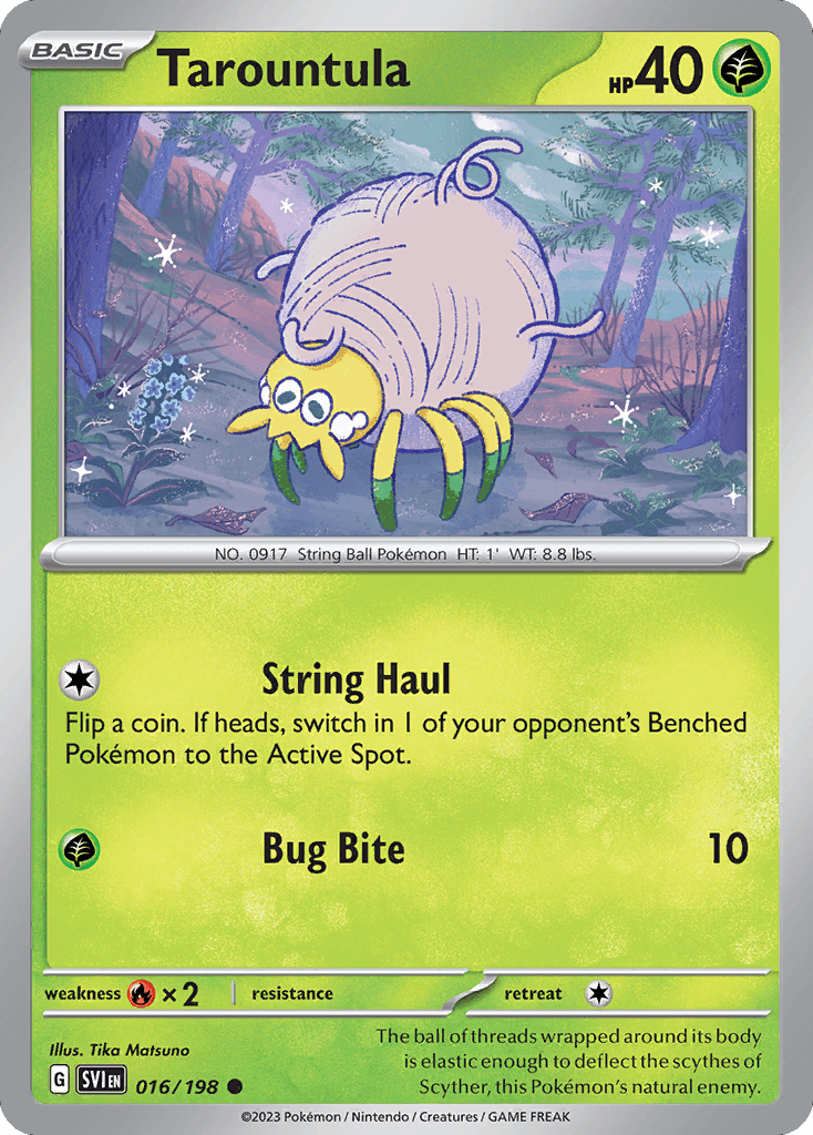 Tarountula Scarlet & Violet card