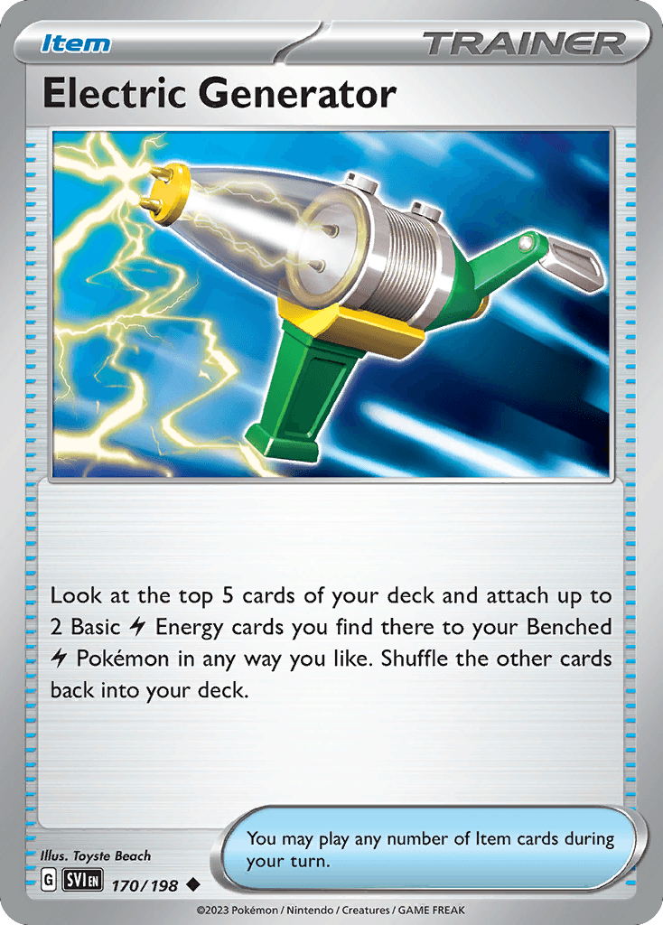 Electric Generator Scarlet & Violet card