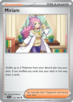 Miriam Scarlet & Violet card