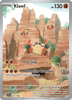 Klawf Scarlet & Violet card
