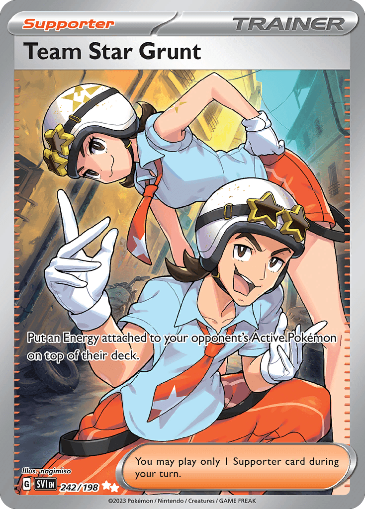 Team Star Grunt Scarlet & Violet card