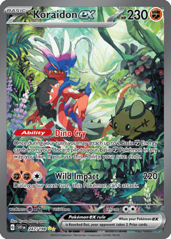 Koraidon ex Scarlet & Violet card