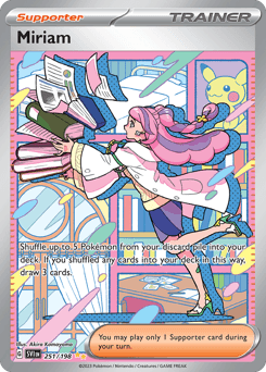 Miriam Scarlet & Violet card