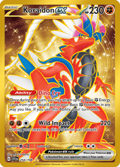 Koraidon ex Scarlet & Violet card