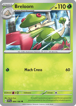 Breloom Scarlet & Violet card