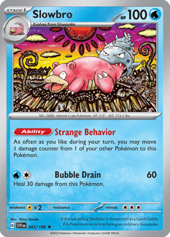 Slowbro Scarlet & Violet card