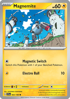 Magnemite Scarlet & Violet card