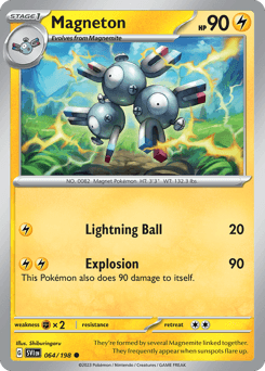 Magneton Scarlet & Violet card