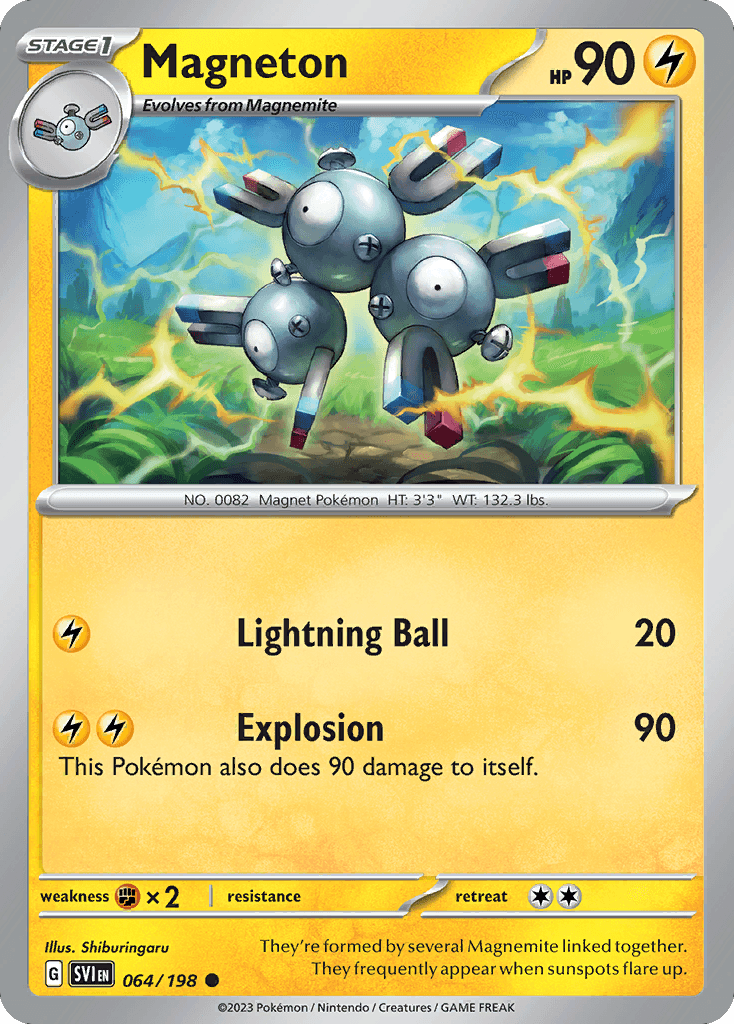 Magneton Scarlet & Violet card