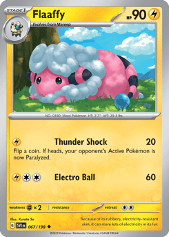 Flaaffy Scarlet & Violet card