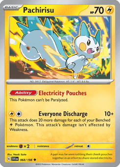 Pachirisu Scarlet & Violet card