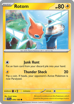 Rotom Scarlet & Violet card