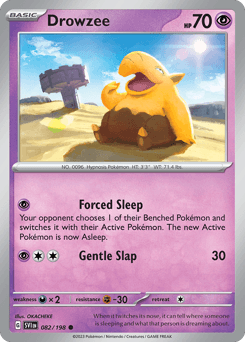 Drowzee Scarlet & Violet card