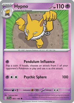 Hypno Scarlet & Violet card