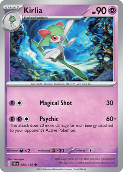 Kirlia Scarlet & Violet card