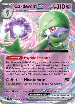Gardevoir ex Scarlet & Violet card