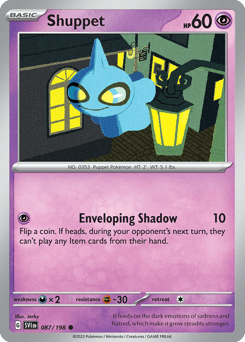 Shuppet Scarlet & Violet card