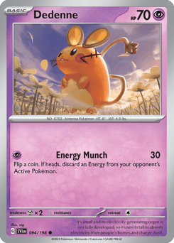 Dedenne Scarlet & Violet card