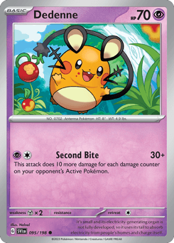 Dedenne Scarlet & Violet card